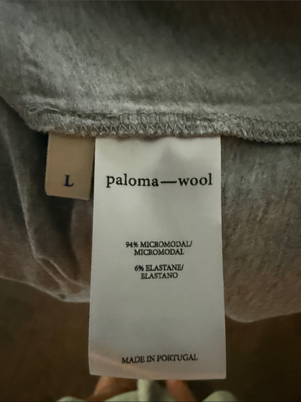 Paloma Wool Gray Sleeveless Draped Neck Top - Picture 12 of 12